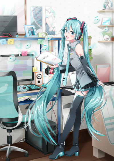 初音未来 从精美图片到电脑动漫制作的魅力之旅